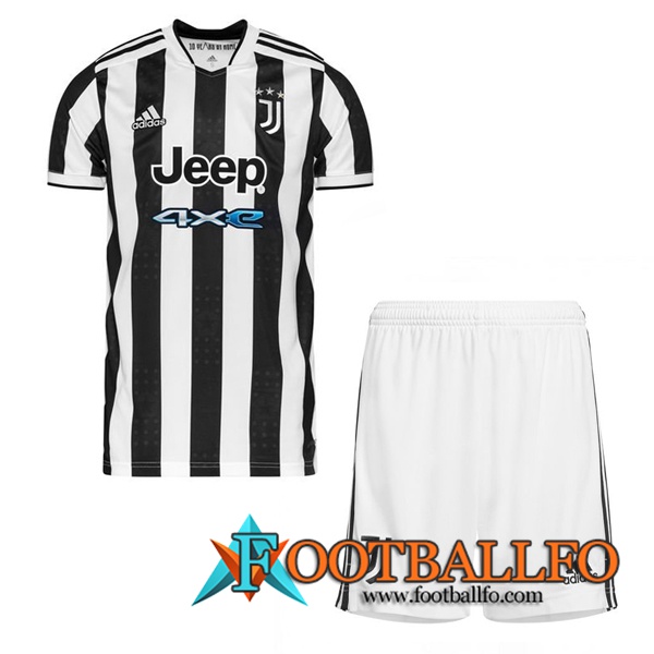 Traje Camiseta Futbol Juventus Titular + Cortos 2021/2022