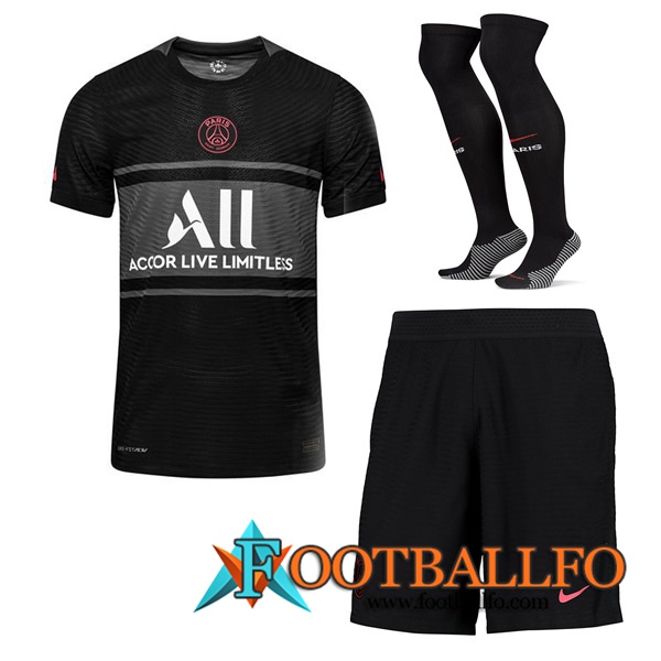 Traje Camiseta Futbol Jordan PSG Tercero (Cortos + Calcetines) 2021/2022