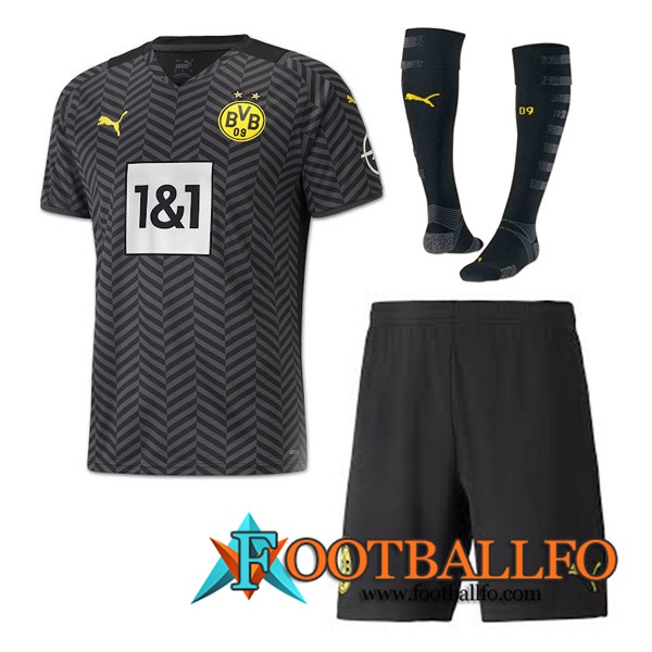 Traje Camiseta Futbol Dortmund BVB Alternativo (Cortos + Calcetines) 2021/2022