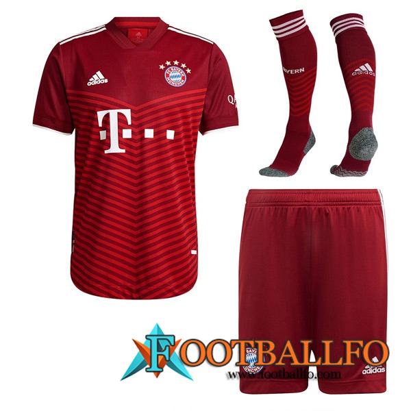 Traje Camiseta Futbol Bayern Munich Titular (Cortos + Calcetines) 2021/2022