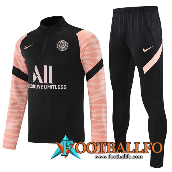 Comprar Online Chandal Equipos De Futbol Jordan PSG Negro/Rosa 2021/2022 -01