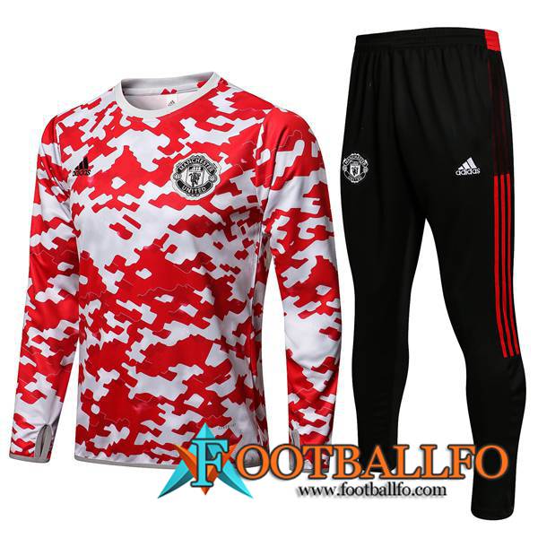 Chandal Equipos De Futbol Manchester United Rojo/Blanca 2021/2022