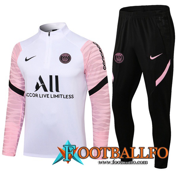 Chandal Equipos De Futbol Jordan PSG Rosa/Blanca 2021/2022