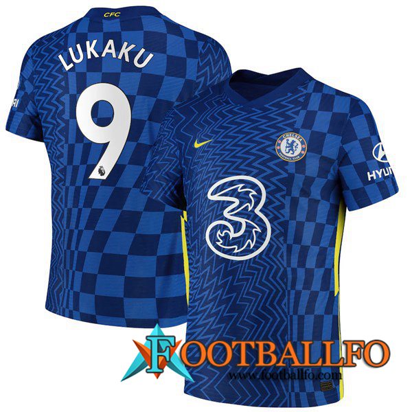 Camiseta Futbol FC Chelsea (Lukaku 9) Titular 2021/2022