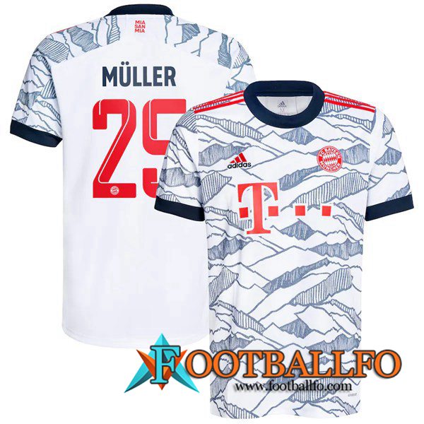 Camiseta Futbol Bayern Munich (Muller 25) Tercero 2021/2022