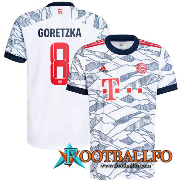 Camiseta Futbol Bayern Munich (Goretzka 8) Tercero 2021/2022