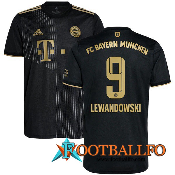 Camiseta Futbol Bayern Munich (Lewandowski 9) Alternativo 2021/2022