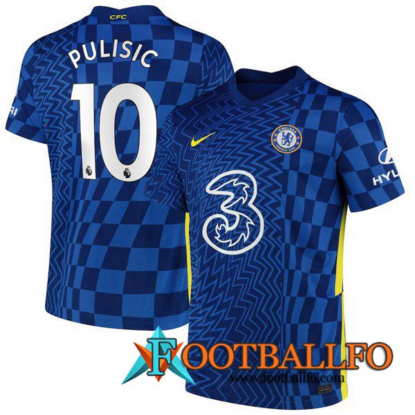 Camiseta Futbol FC Chelsea (Pulisic 10) Titular 2021/2022