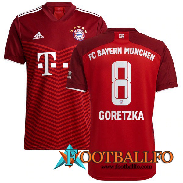 Camiseta Futbol Bayern Munich (Goretzka 8) Titular 2021/2022