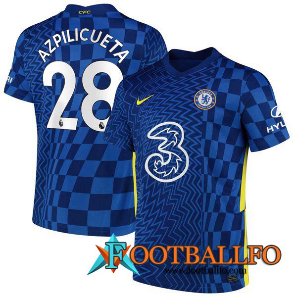 Camiseta Futbol FC Chelsea (Azpilicueta 28) Titular 2021/2022