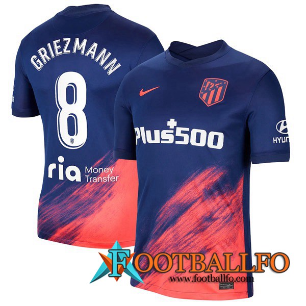 Camiseta Futbol Atletico Madrid (Griezmann 8) Tercero 2021/2022