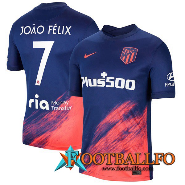 Camiseta Futbol Atletico Madrid (Joao Felix 7) Tercero 2021/2022