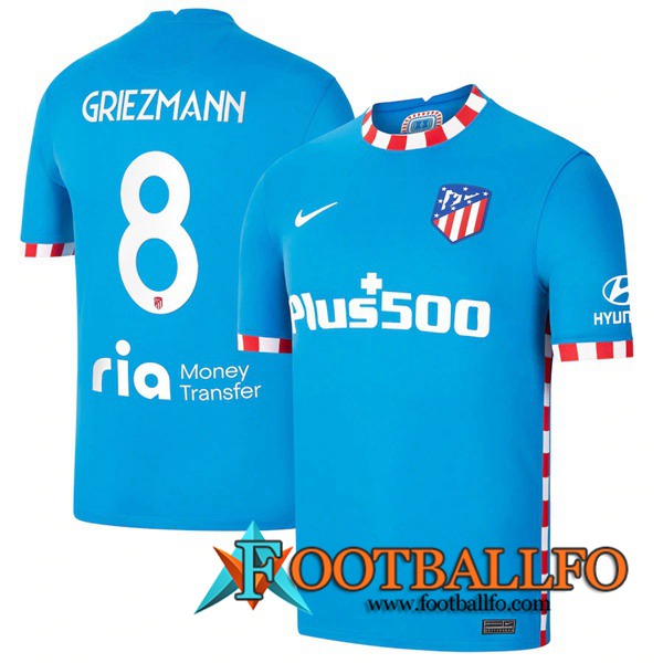 Camiseta Futbol Atletico Madrid (Griezmann 8) Alternativo 2021/2022