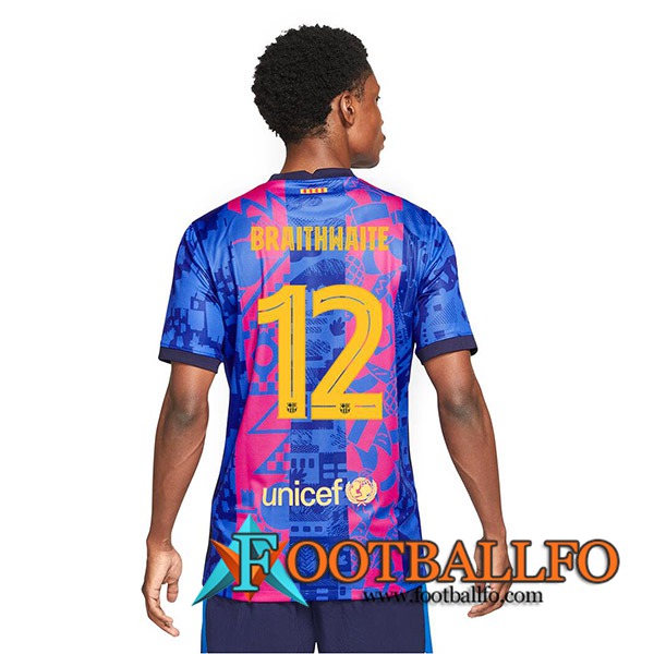 Camiseta Futbol FC Barcelona (Martin Brathwaie 12) Tercero 2021/2022