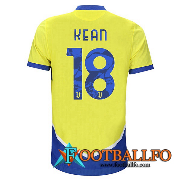 Camiseta Futbol Juventus (KEAN 18) Tercero 2021/2022