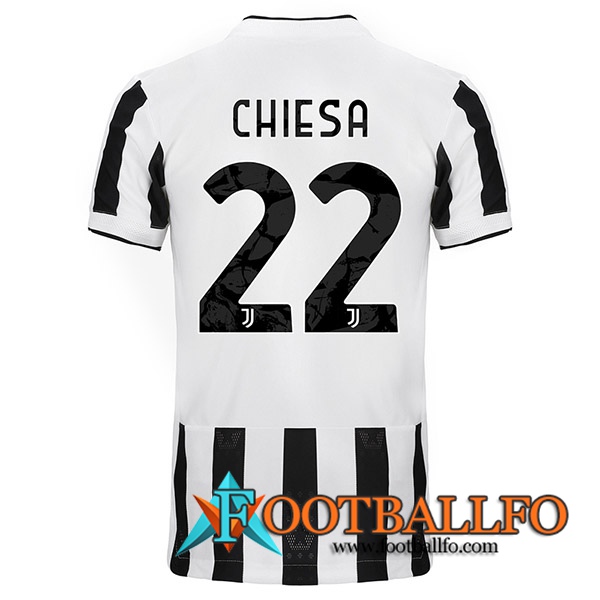 Camiseta Futbol Juventus (CHIESA 22) Titular 2021/2022