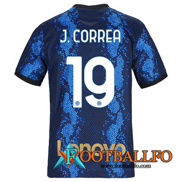 Camiseta Futbol Inter Milan (J.CORREA 19) Titular 2021/2022