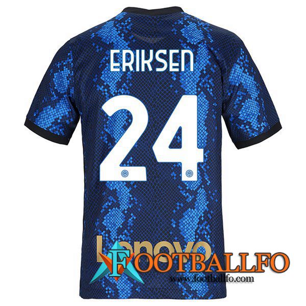 Camiseta Futbol Inter Milan (ERIKSEN 24) Titular 2021/2022
