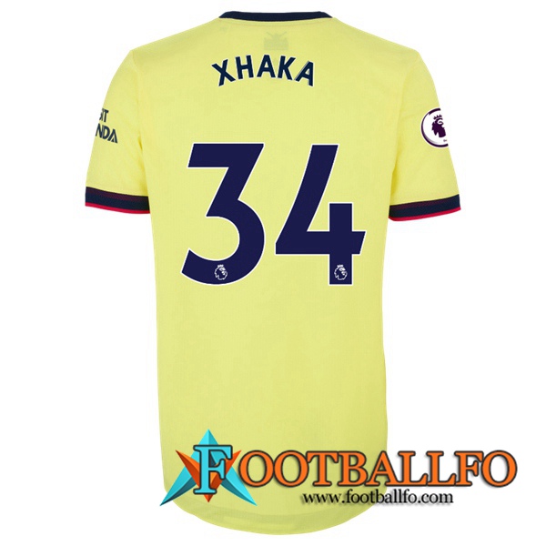 Camiseta Futbol FC Arsenal (Granit Xhaka 34) Alternativo 2021/2022