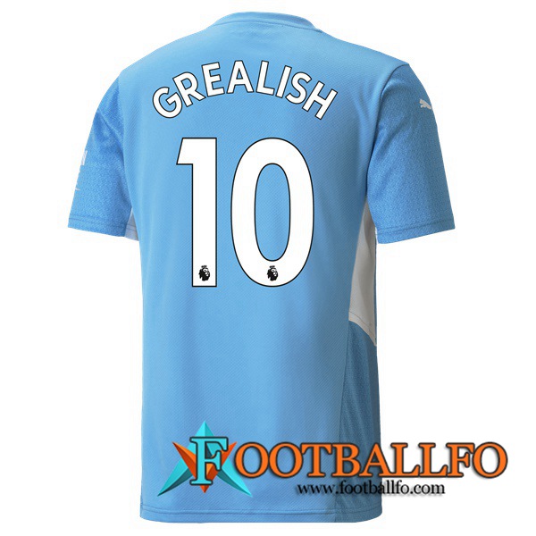 Camiseta Futbol Manchester City (GREALISH 10) Titular 2021/2022