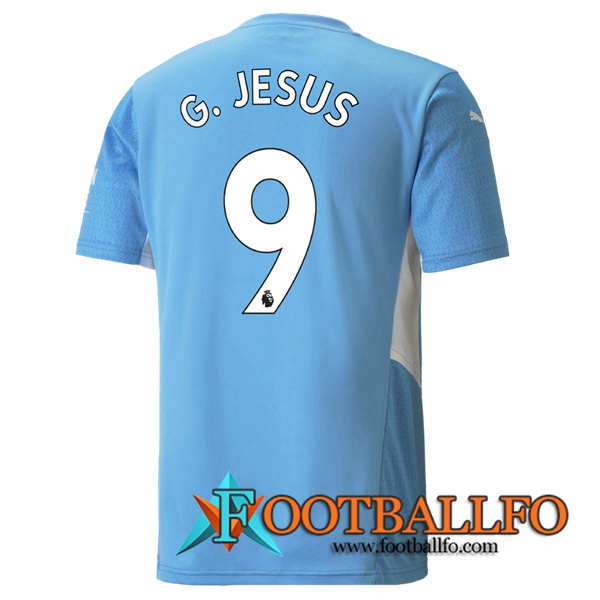 Camiseta Futbol Manchester City (G.JESUS 9) Titular 2021/2022