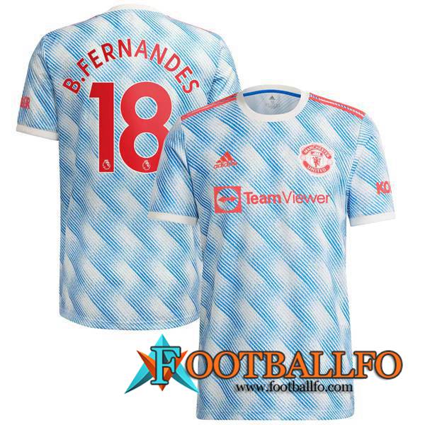 Camiseta Futbol Manchester United (B.Fernandes 18) Alternativo 2021/2022