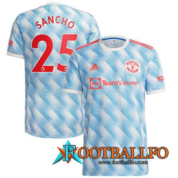 Camiseta Futbol Manchester United (Sancho 25) Alternativo 2021/2022