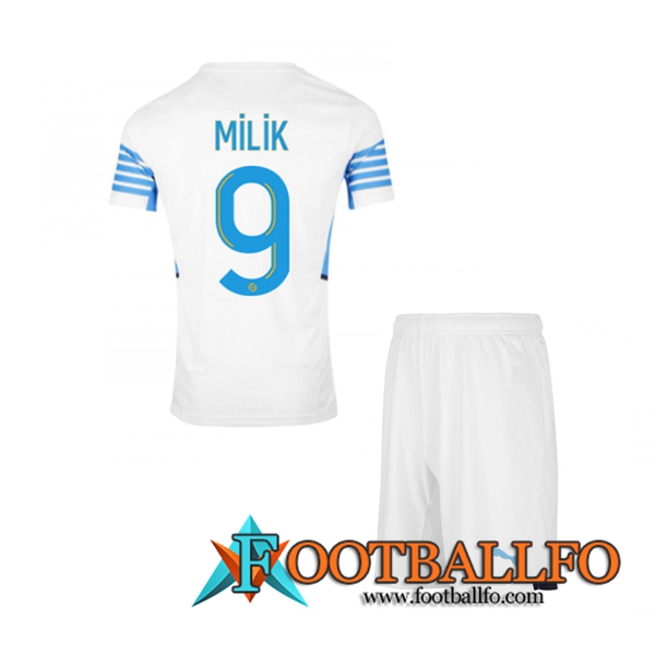Camiseta Futbol Marsella OM (MILIK 9) Ninos Tercero 2021/2022