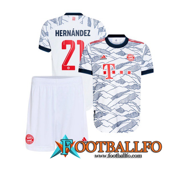 Camiseta Futbol Bayern Munich (Hernandez 21) Ninos Tercero 2021/2022