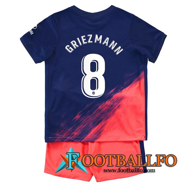 Camiseta Futbol Atletico Madrid (Griezmann 8) Ninos Alternativo 2021/2022