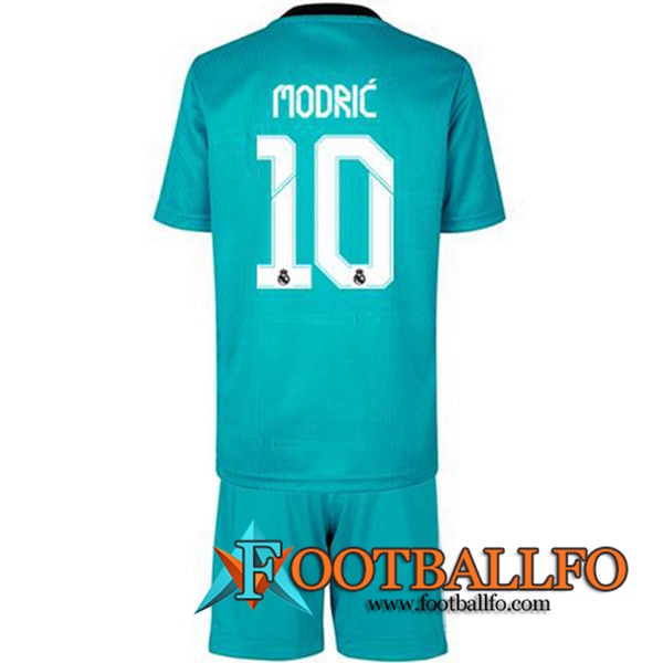 Camiseta Futbol Real Madrid (Modric 10) Ninos Tercero 2021/2022