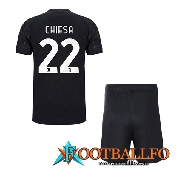 Camiseta Futbol Juventus (CHIESA 22) Ninos Alternativo 2021/2022