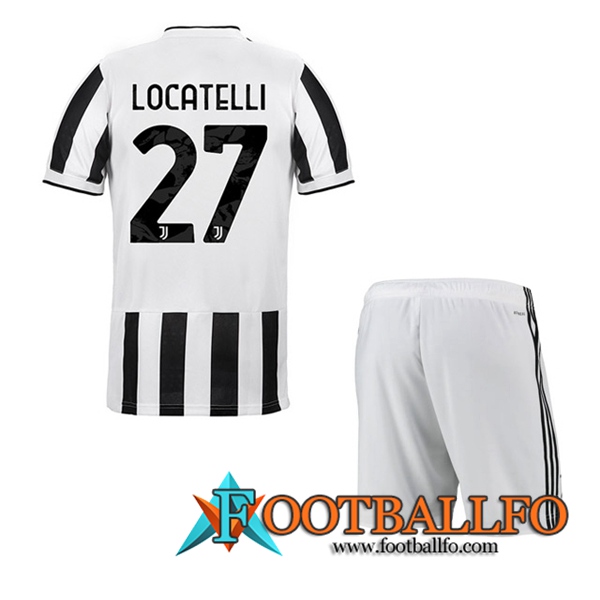 Camiseta Futbol Juventus (LOCATELLI 27) Ninos Titular 2021/2022