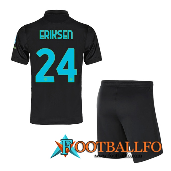 Camiseta Futbol Inter Milan (ERIKSEN 24) Ninos Tercero 2021/2022