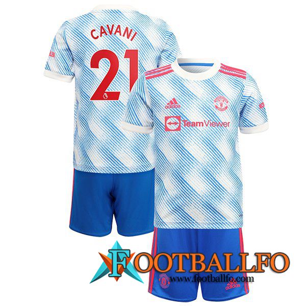 Camiseta Futbol Manchester United (Cavani 21) Ninos Alternativo 2021/2022