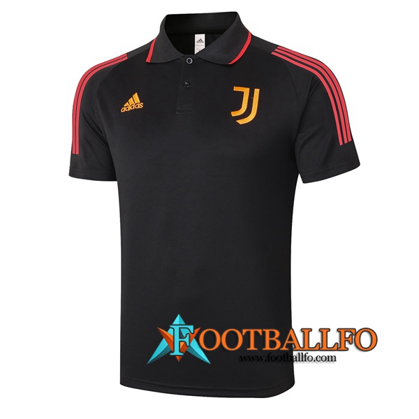 Polo Futbol Juventus Negro 2020/2021