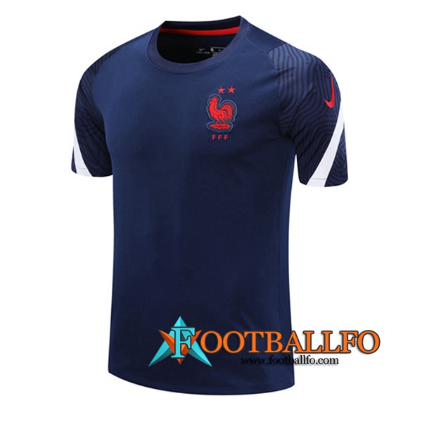 Camisetas de entrenamiento Francia Azul Royal 2020/2021