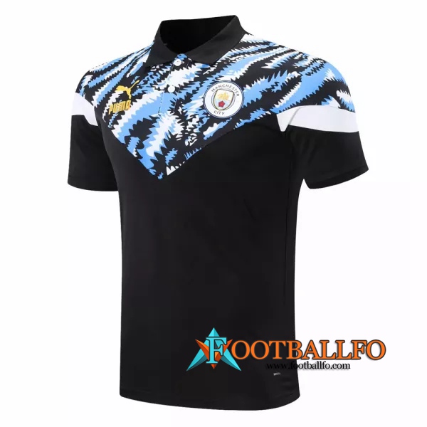 Polo Futbol Manchester City Negro 2020/2021