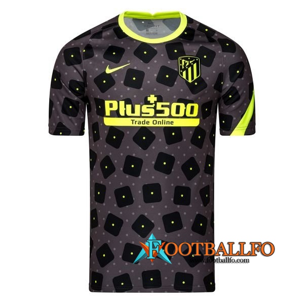 Camisetas de entrenamiento Atletico Madrid Negro 2020/2021