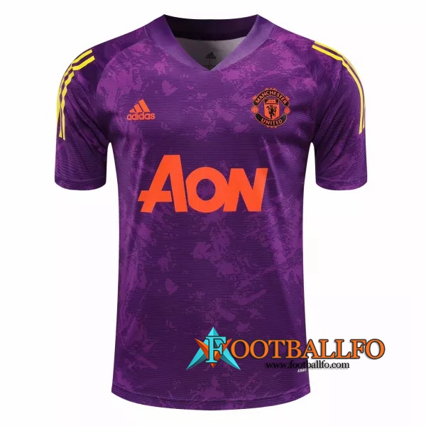 Camisetas de entrenamiento Manchester United Purpura 2020/2021