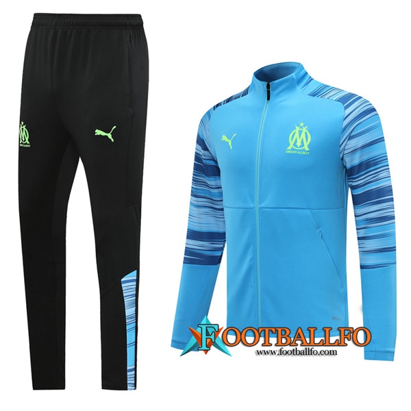 Chandal Futbol - Chaqueta + Pantalones Marsella OM Azul 2020/2021