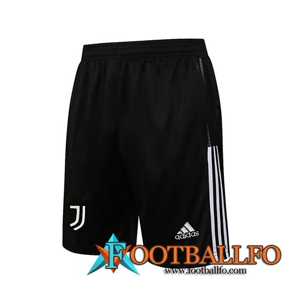 Cortos Futbol Juventus Negro/Blanca 2021/2022