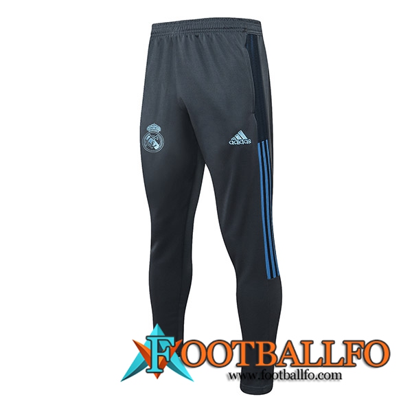 Pantalon Entrenamiento Real Madrid Grigio Oscuro/Azul 2021/2022