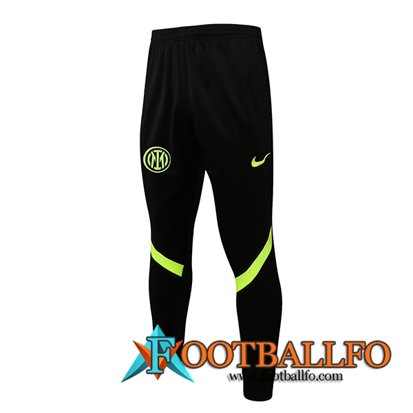 Pantalon Entrenamiento Inter Milan Negro/Verde 2021/2022