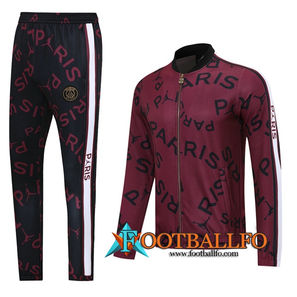 Chandal Futbol - Chaqueta + Pantalones PSG Jordan Marron 2020/2021