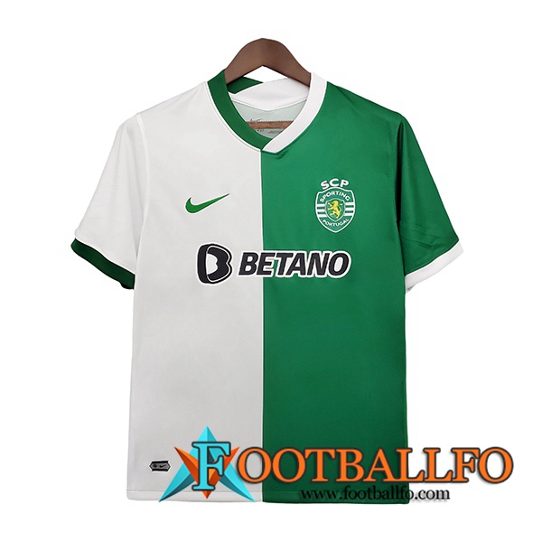 Camiseta Entrenamiento Sporting CP Verde/Blanca 2021/2022