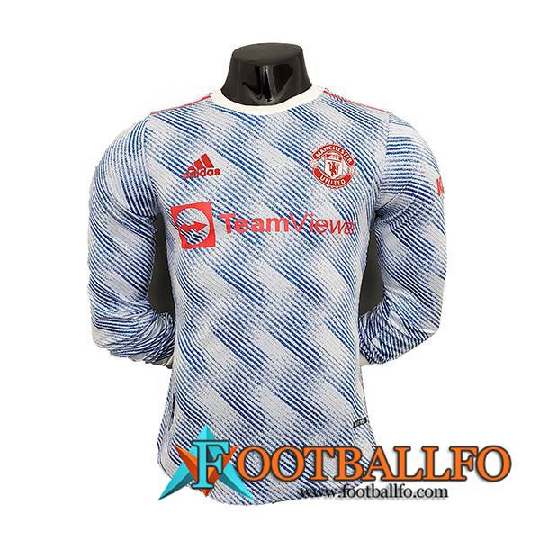 Camiseta Futbol Manchester United Alternativo Manga Larga 2021/2022