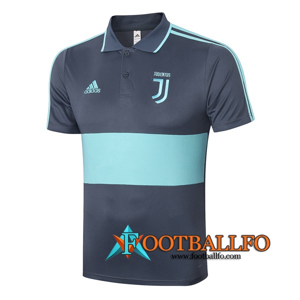 Polo Futbol Juventus Gris Azul 2020/2021