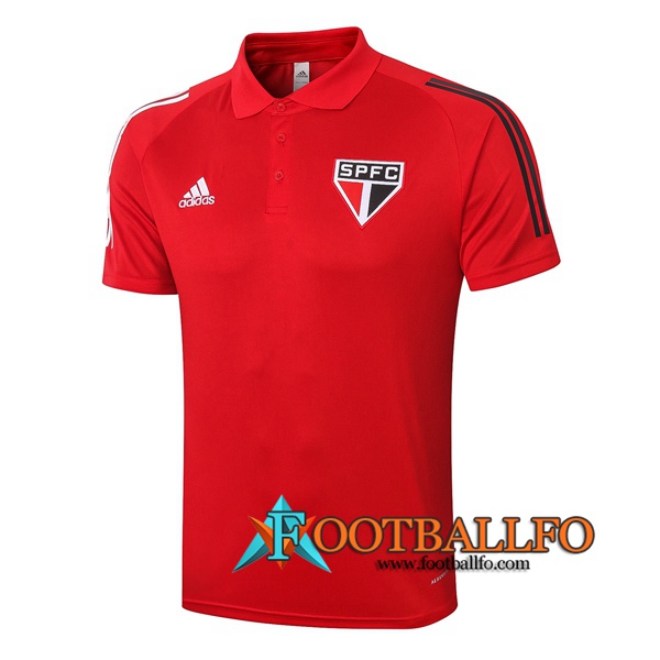 Polo Futbol Sao Paulo FC Roja 2020/2021