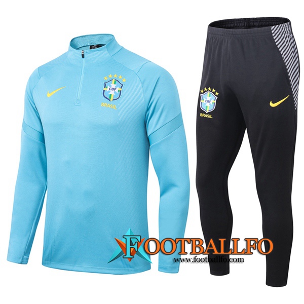 Chandal Futbol + Pantalones Brasil Azul 2020/2021